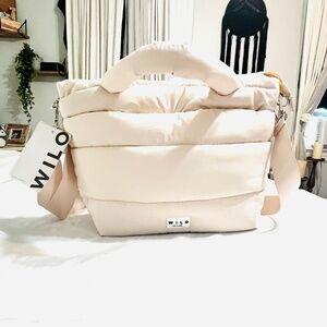 Wilo The Label Puffer Tote Bag Purse
